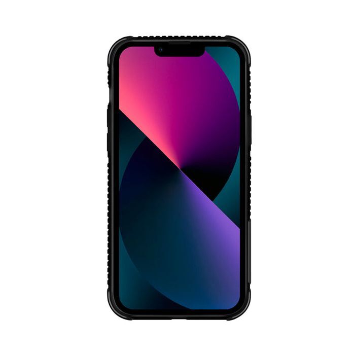 Apple iPhone 13 Kılıf Skinarma Holografik Tasarımlı Standlı Deri Görünümlü Kira Kodo Kapak Colorful