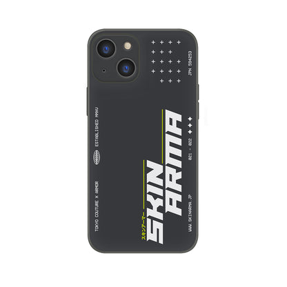 Apple iPhone 13 Kılıf Skinarma M-Safe Şarj Özellikli Hadaka Tsuika Kapak Füme