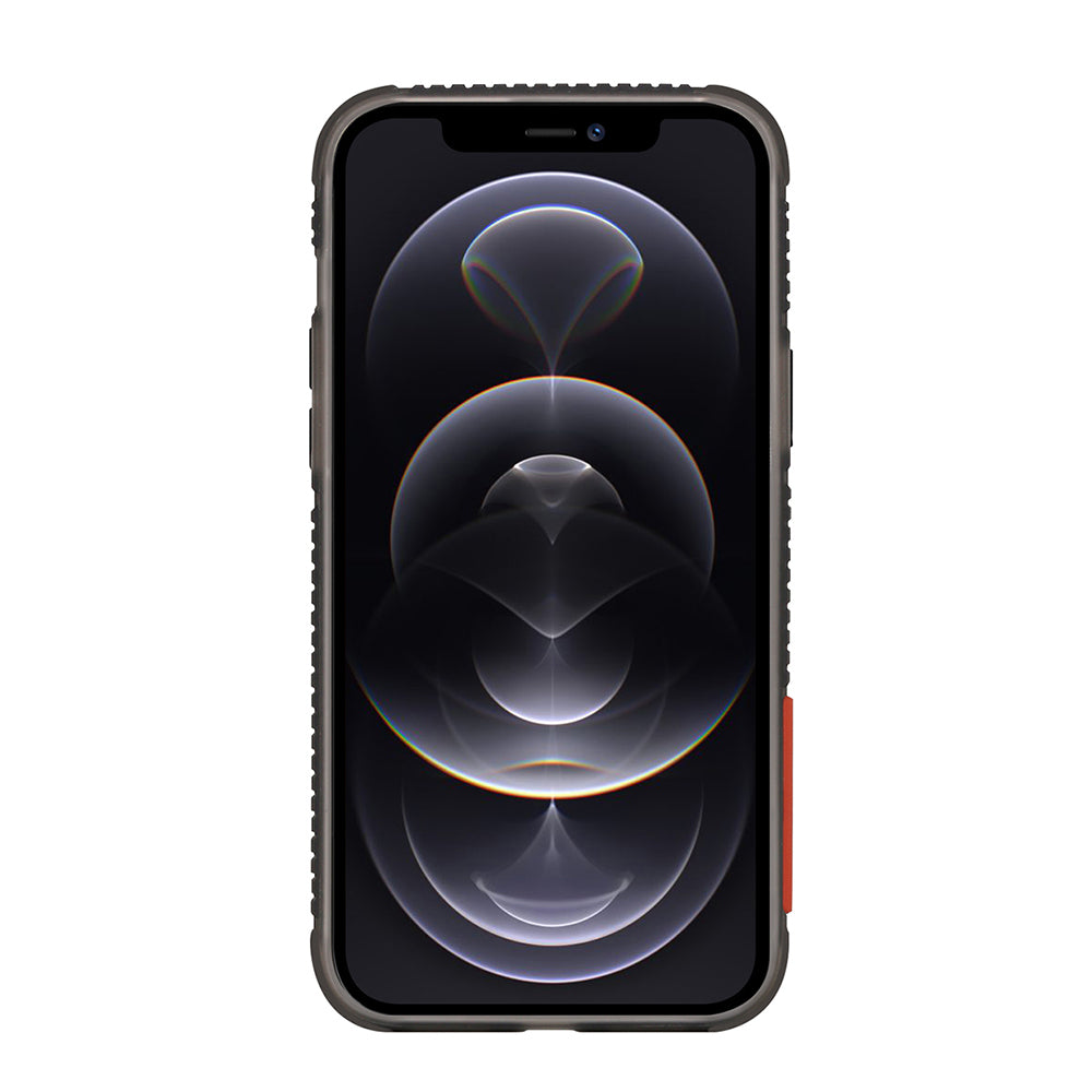 Apple iPhone 13 Kılıf Skinarma Şeffaf Desenli Standlı Ryoiki Kapak Şeffaf-Mavi