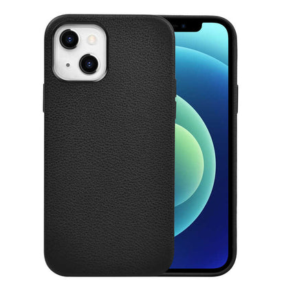 Apple iPhone 13 Kılıf Wiwu Calfskin Kapak Siyah