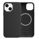 Apple iPhone 13 Kılıf Wiwu M-safe Magnetic Silikon Kapak Siyah