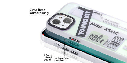 Apple iPhone 13 Kılıf YoungKit Fashion Culture Time Serisi Kapak CL036 Just Fun