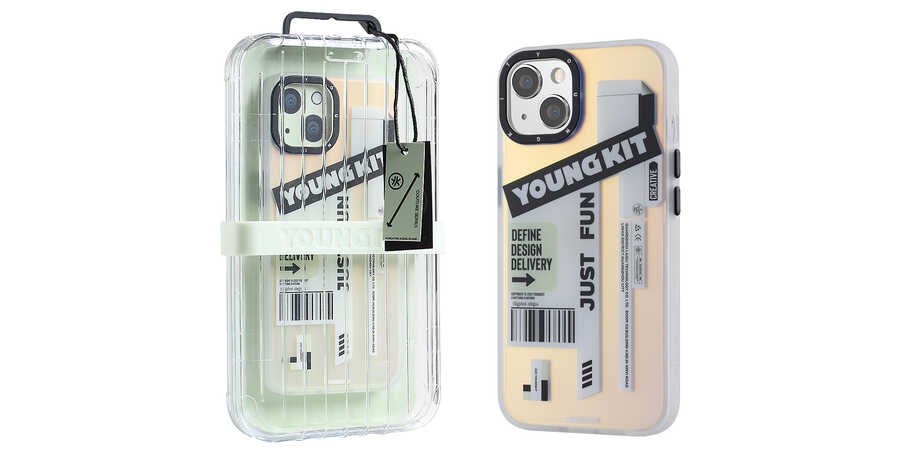 Apple iPhone 13 Kılıf YoungKit Fashion Culture Time Serisi Kapak CL036 Just Fun