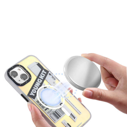 Apple iPhone 13 Kılıf YoungKit Fashion Culture Time Serisi Kapak CL036 Just Fun