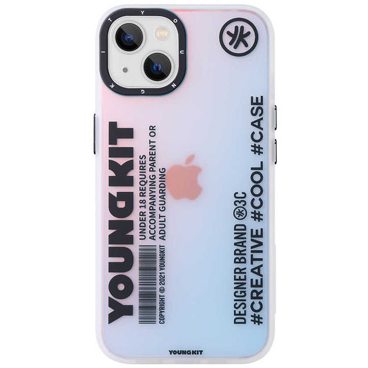 Apple iPhone 13 Kılıf YoungKit Fashion Culture Time Serisi Kapak CL033 Young Kit