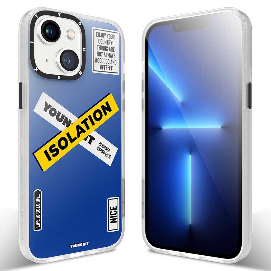 Apple iPhone 13 Kılıf YoungKit Holiday Serisi Kapak Kırmızı