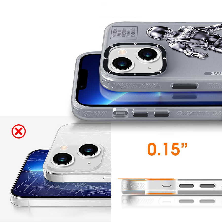 Apple iPhone 13 Kılıf YoungKit Klasik Serisi Kapak CL003 Purple