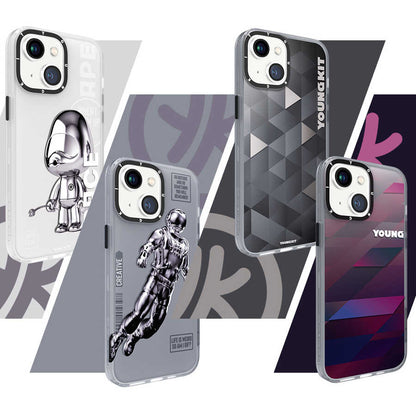 Apple iPhone 13 Kılıf YoungKit Klasik Serisi Kapak CL001 Astronaut