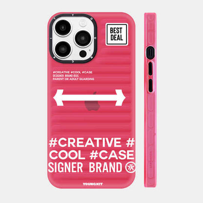 Apple iPhone 13 Kılıf YoungKit Luggage FireFly Serisi Kapak Yeşil