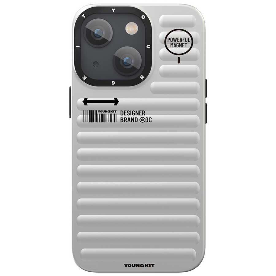 Apple iPhone 13 Kılıf YoungKit Plain Coloured Serisi Kapak Yeşil