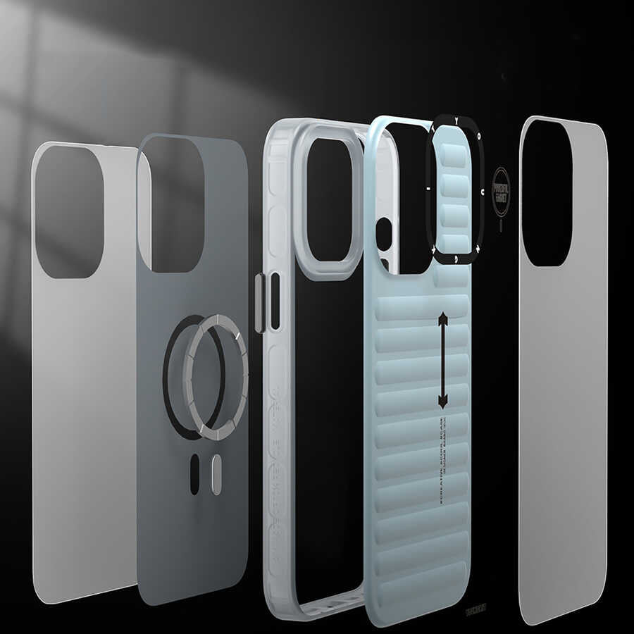 Apple iPhone 13 Kılıf YoungKit Plain Coloured Serisi Kapak Mavi