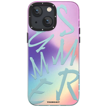 Apple iPhone 13 Kılıf YoungKit Summer Serisi Kapak Rose Gold