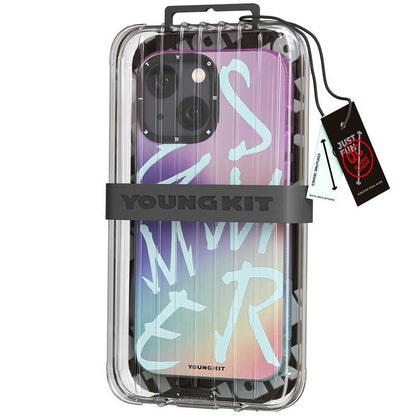 Apple iPhone 13 Kılıf YoungKit Summer Serisi Kapak Turuncu