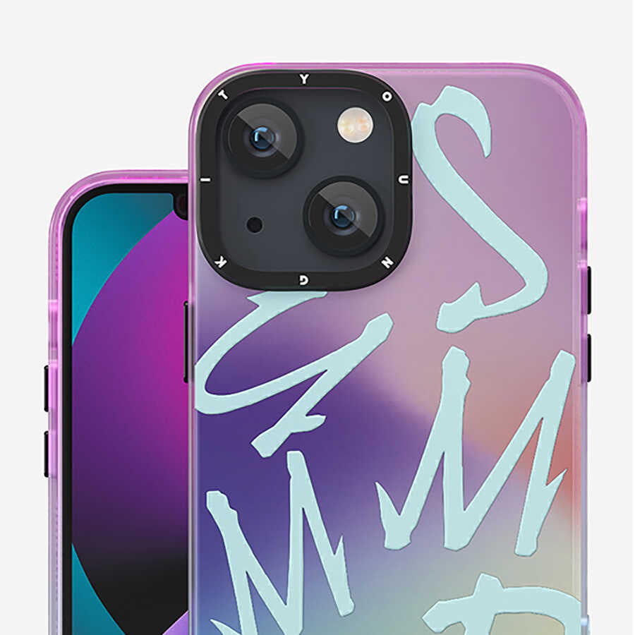 Apple iPhone 13 Kılıf YoungKit Summer Serisi Kapak Rose Gold