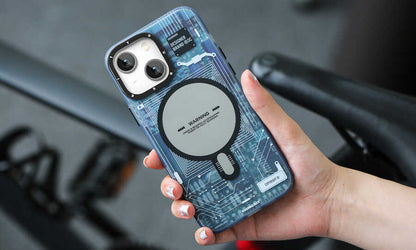 Apple iPhone 13 Kılıf YoungKit Technology Serisi Kapak Beyaz