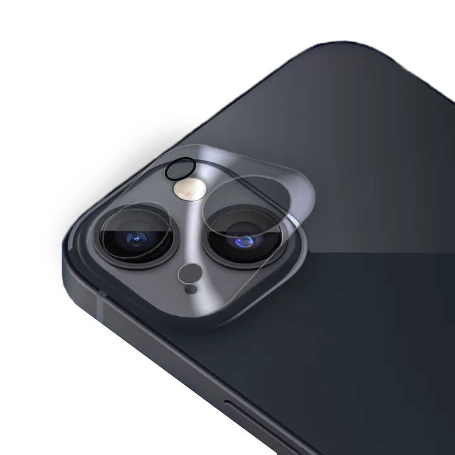 Apple iPhone 13 Mini Go Des Lens Shield Kamera Lens Koruyucu Renksiz