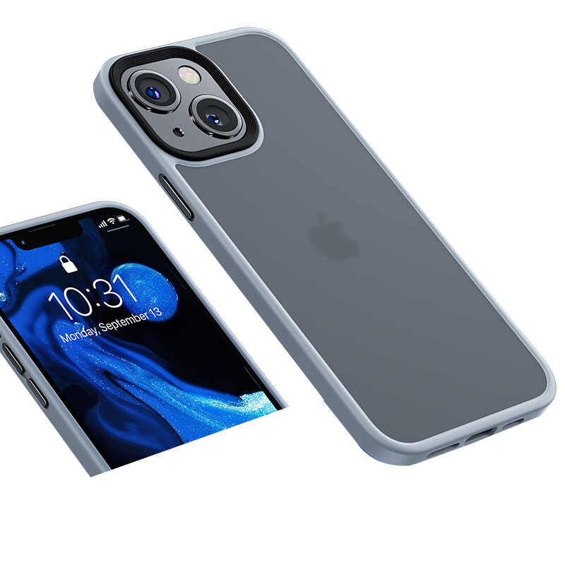 Apple iPhone 13 Mini Kılıf Benks Magic Hybrid Kapak Lacivert