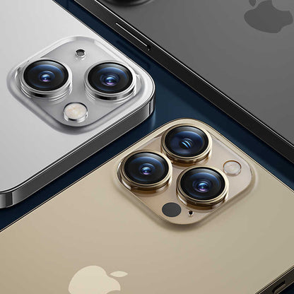 Apple iPhone 13 Pro Benks King Kong Kamera Lens Koruyucu Gümüş
