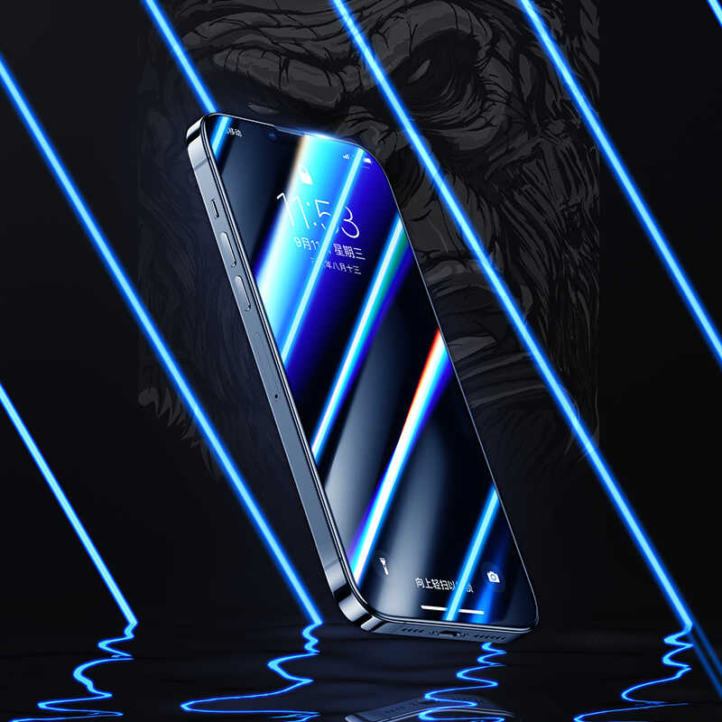 Apple iPhone 13 Pro Benks Little KingKong Matte Cam Ekran Koruyucu Siyah