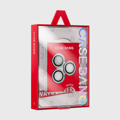 Apple iPhone 13 Pro Casebang Gem Kamera Lens Koruyucu Gümüş