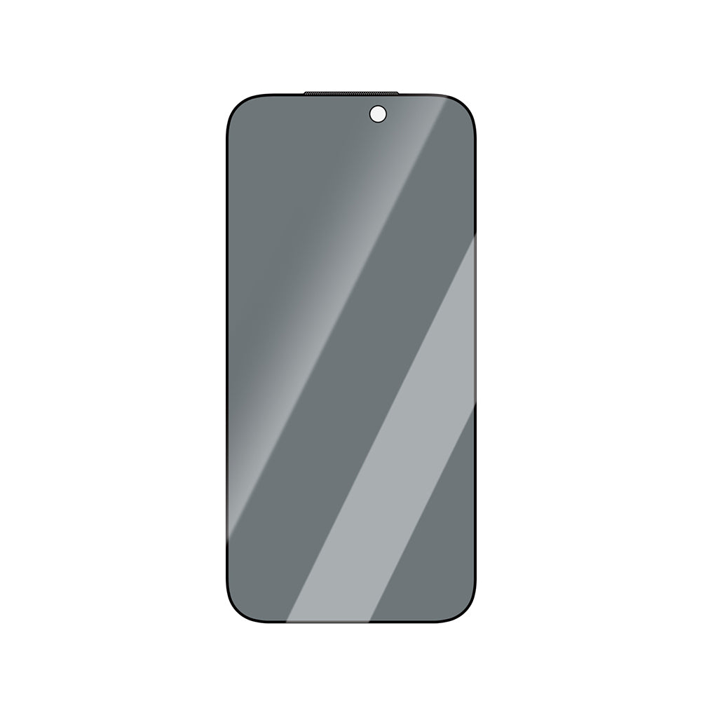 Apple iPhone 13 Pro CaseWorld Applicator Serisi 2.5D Eyesafe Mavi Işık Teknolojili 0.33mm Privacy Temperli Cam Ekran Koruyucu + Uygulama Aparatı Siyah