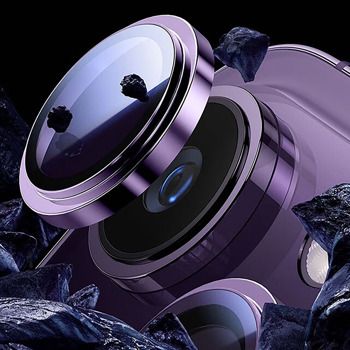 Apple iPhone 13 Pro Go Des CL-10 Kamera Lens Koruyucu Koyu Yeşil