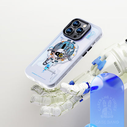 Apple iPhone 13 Pro Kılıf M-safe Şarj Özellikli Benks Casebang Explore Kapak Beyaz