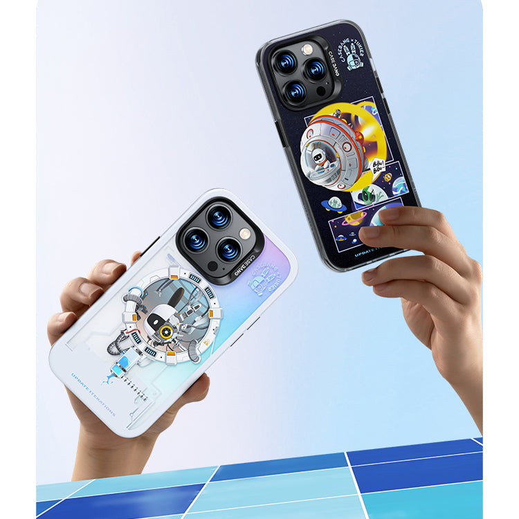 Apple iPhone 13 Pro Kılıf M-safe Şarj Özellikli Benks Casebang Explore Kapak Beyaz