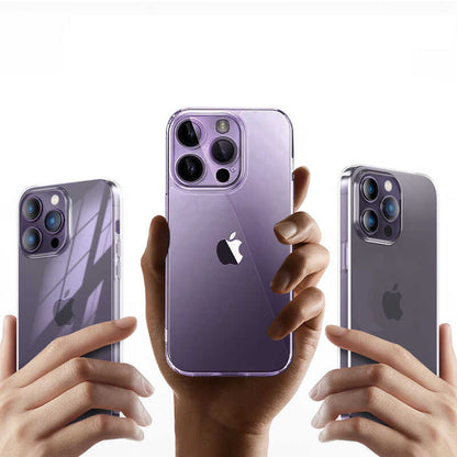 Apple iPhone 13 Pro Kılıf Şeffaf Airbag Tasarımlı Wiwu ZCC-108 Concise Serisi Kapak Renksiz