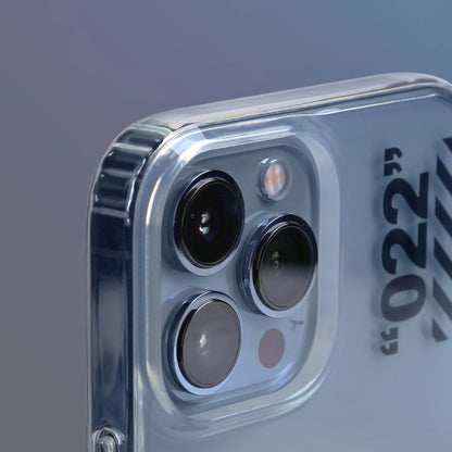 Apple iPhone 13 Pro Kılıf SkinArma Şeffaf Desenli Kaze Kapak Siyah