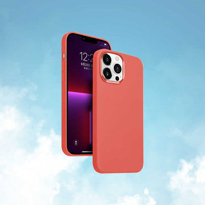 Apple iPhone 13 Pro Kılıf Wiwu M-safe Magnetic Silikon Kapak Lacivert