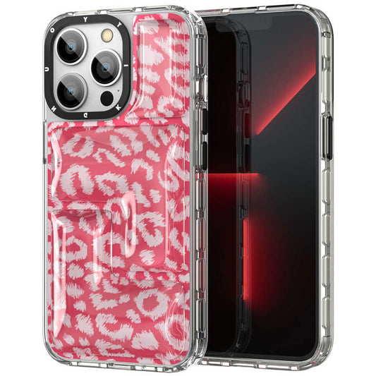 Apple iPhone 13 Pro Kılıf YoungKit Leopard Article Serisi Kapak Siyah