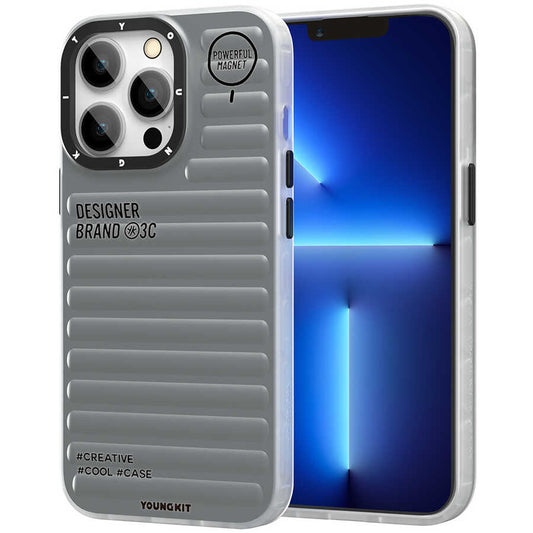 Apple iPhone 13 Pro Kılıf YoungKit Plain Coloured Serisi Kapak Yeşil