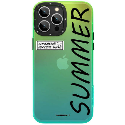 Apple iPhone 13 Pro Kılıf YoungKit Summer Serisi Kapak Mor