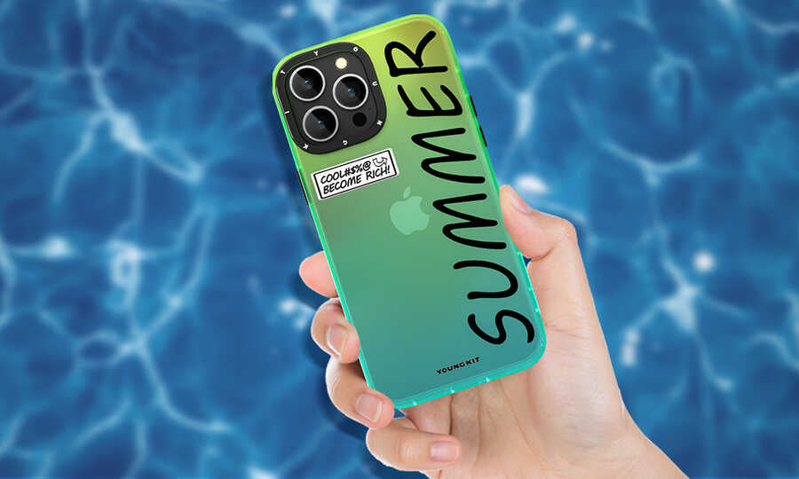 Apple iPhone 13 Pro Kılıf YoungKit Summer Serisi Kapak Mor