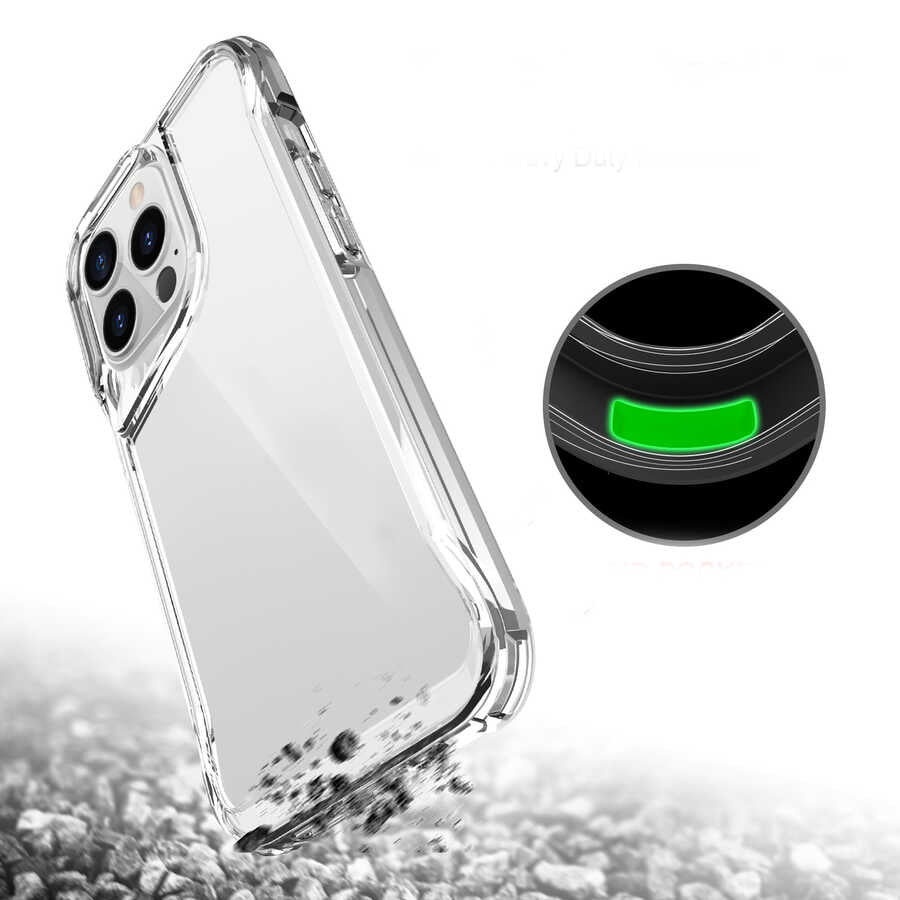 Apple iPhone 13 Pro Kılıf Zore T-Max Kapak Renksiz