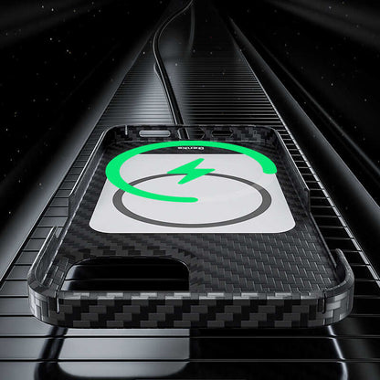 Apple iPhone 13 Pro Max Kılıf Benks Aramid M-safe 3 in 1 Set Siyah