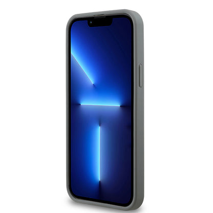 Apple iPhone 13 Pro Max Kılıf Guess Orjinal Lisanslı Taşlı Arka Yüzey Üçgen Logolu Kapak Gold