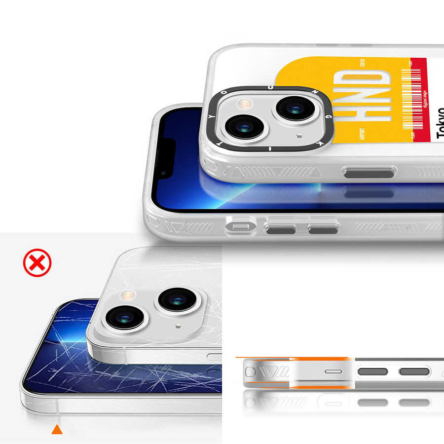 Apple iPhone 13 Kılıf YoungKit Any Time Trip Serisi Kapak CL028 Shangai