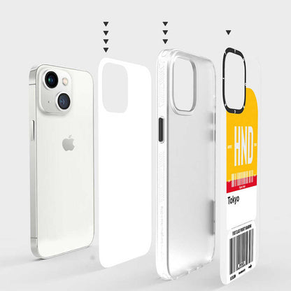 Apple iPhone 13 Kılıf YoungKit Any Time Trip Serisi Kapak CL026 Hong Kong