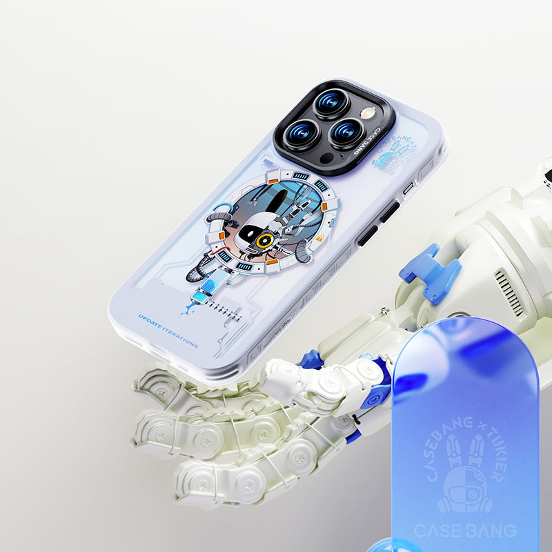 Apple iPhone 13 Pro Max Kılıf M-safe Şarj Özellikli Benks Casebang Explore Kapak Beyaz