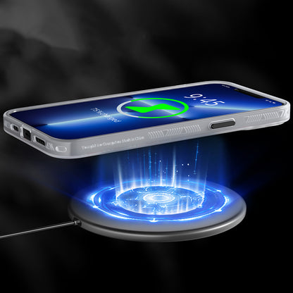 Apple iPhone 13 Pro Max Kılıf M-safe Şarj Özellikli YoungKit Metaverse Serisi Kapak Mavi