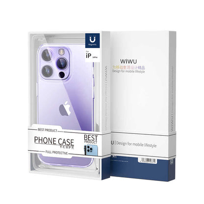 Apple iPhone 13 Pro Max Kılıf Şeffaf Airbag Tasarımlı Wiwu ZCC-108 Concise Serisi Kapak Renksiz