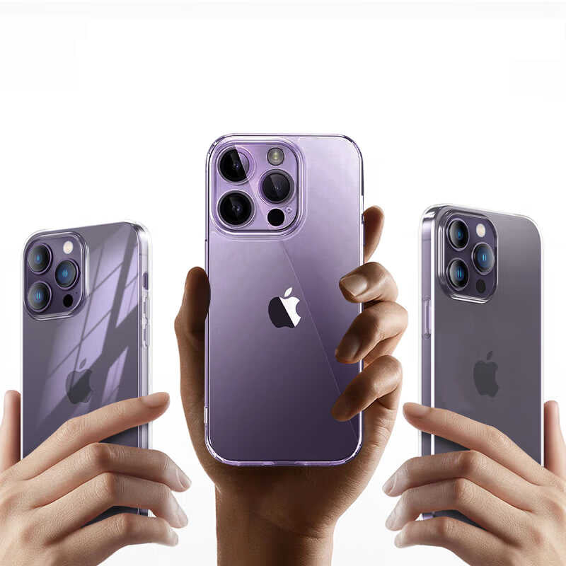 Apple iPhone 13 Pro Max Kılıf Şeffaf Airbag Tasarımlı Wiwu ZCC-108 Concise Serisi Kapak Renksiz