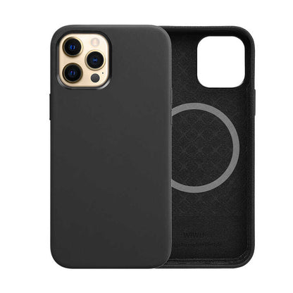 Apple iPhone 13 Pro Max Kılıf Wiwu M-safe Magnetic Kapak Yeşil