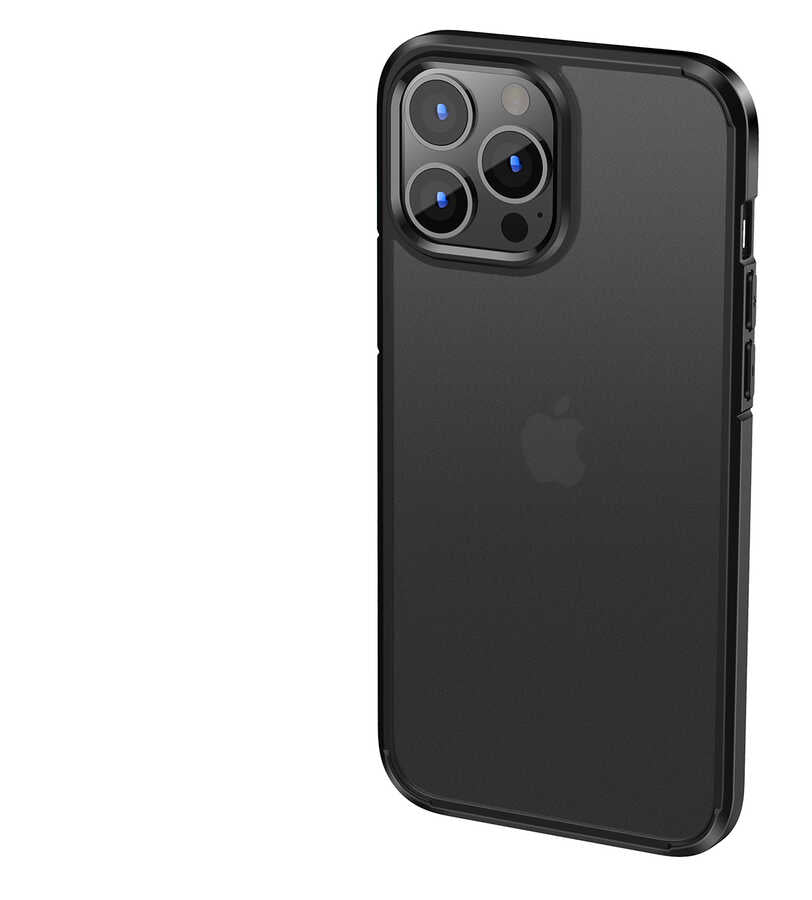 Apple iPhone 13 Pro Max Kılıf Wlons H-Bom Kapak Renksiz