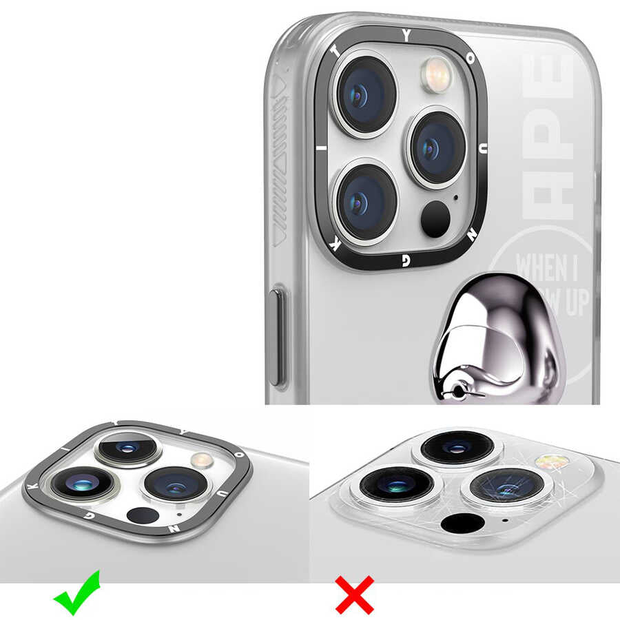 Apple iPhone 13 Pro Max Kılıf YoungKit Klasik Serisi Kapak IP001 Space Ape