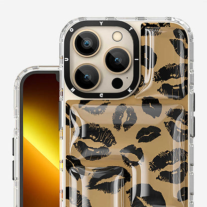 Apple iPhone 13 Pro Max Kılıf YoungKit Leopard Article Serisi Kapak Mavi