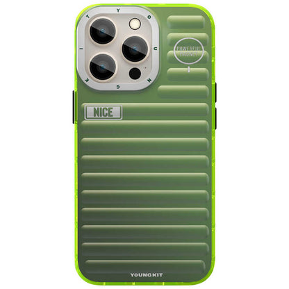 Apple iPhone 13 Pro Max Kılıf YoungKit Plain Coloured Serisi Kapak Gri