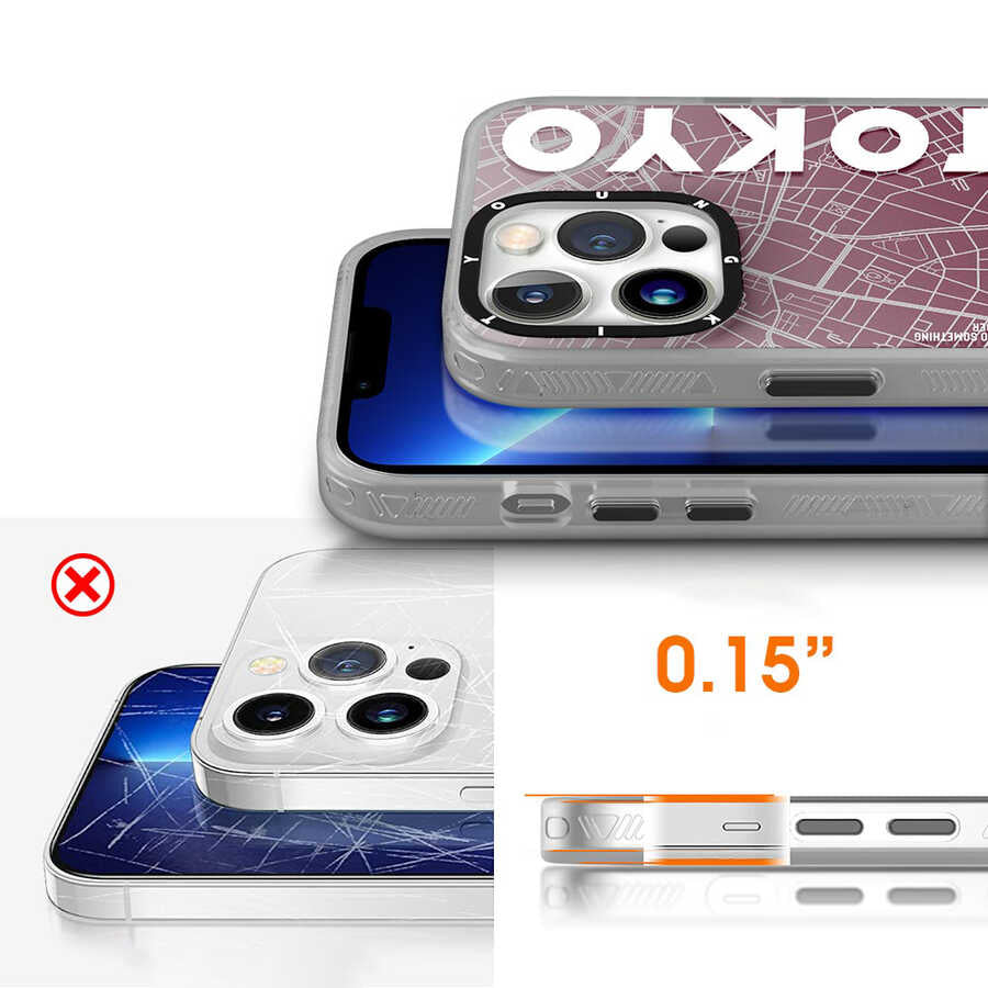 Apple iPhone 13 Pro Max Kılıf YoungKit World Trip Serisi Kapak New York